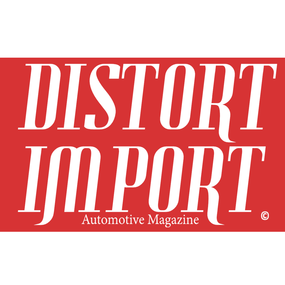 Distort Import Auto Magazine